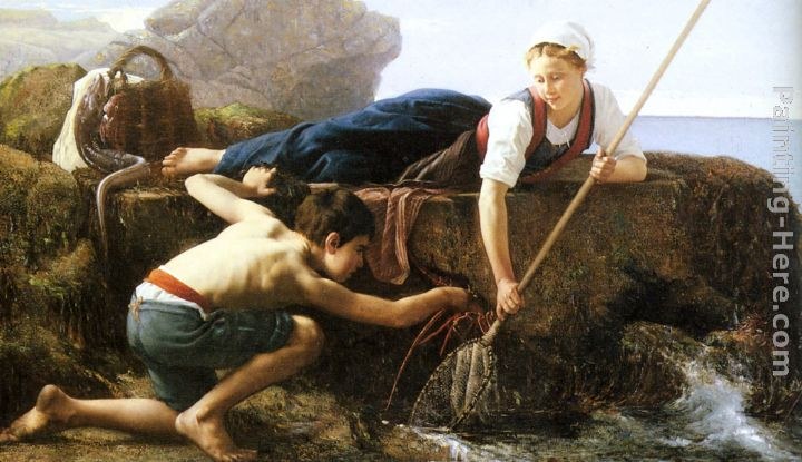 Alfred Guillou Pecheuses de Crevettes
